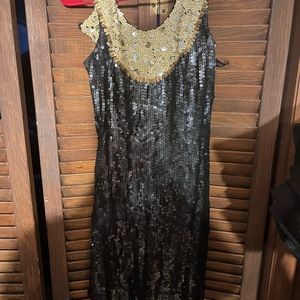 Black cocktail dress